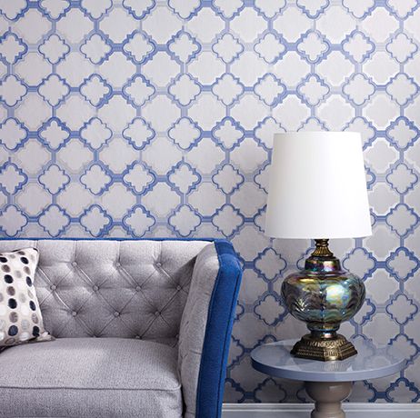Quatrefoil Wallpaper