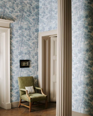 Arden Room Wallpaper - Blue