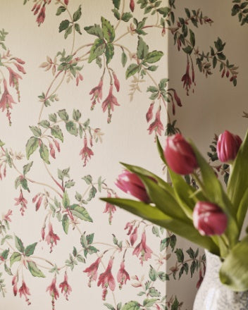 Fuchsia Room Wallpaper - Pink