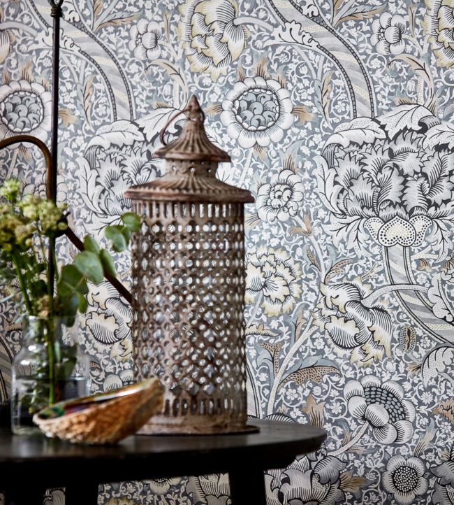 Wandle Wallpaper - Grey/Stone - 216423 - Morris & Co
