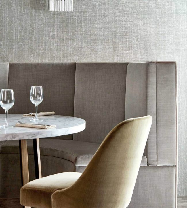 Watered Silk Wallpaper - Stone - ZRHW312912 - Zoffany