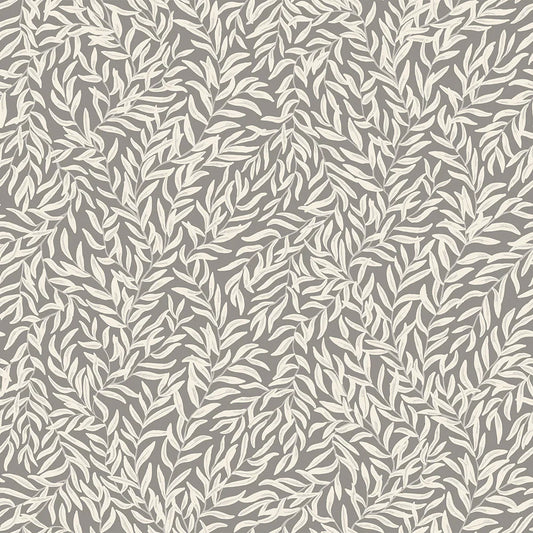 Whimsical Willow Wallpaper - Linen on Earl Grey - Lucie Annabel