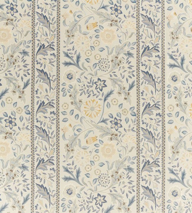 Wilhelmina Weave Fabric - Indigo - 236850 - Morris & Co