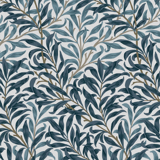 Willow Bough Wallpaper - White & Blue - 124245 - William Morris AH