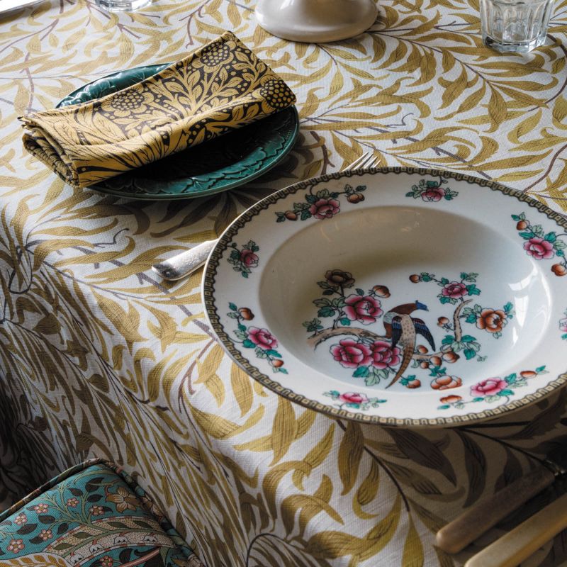 Willow Boughs Fabric - Summer Yellow - 226979 - Morris & Co
