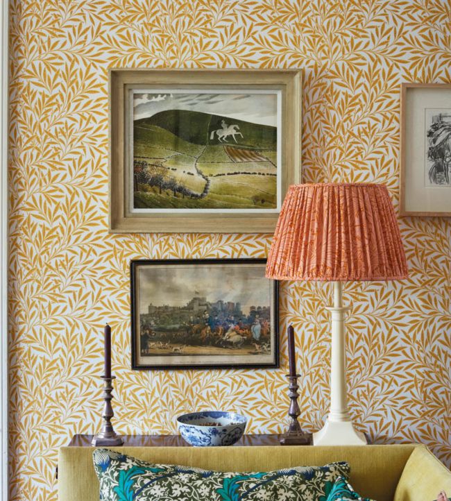 Willow Wallpaper - Yellow - 216963 - Morris & Co