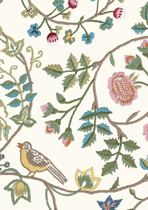 Windrush Wallpaper - White