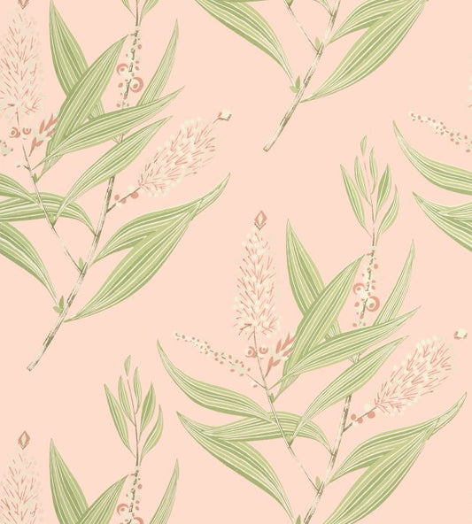 Winter Bud Wallpaper - Blush - AT23132 - Anna French