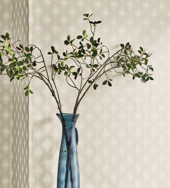 Witney Daisy Wallpaper - Lagoon - DLMW216873 - Sanderson