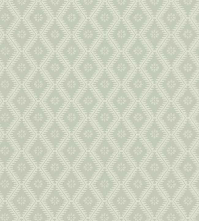 Witney Daisy Wallpaper - Lagoon - DLMW216873 - Sanderson