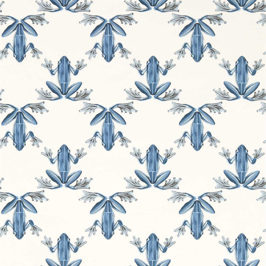 Wood Frog Wallpaper - Wild Water/Chalk - HC4W113012 - Harlequin
