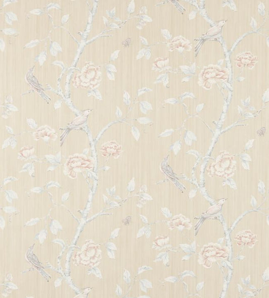 Woodville Wallpaper - White Clay - ZWOO311348 - Zoffany