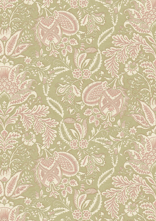 Wykeham Wallpaper - Spring Green