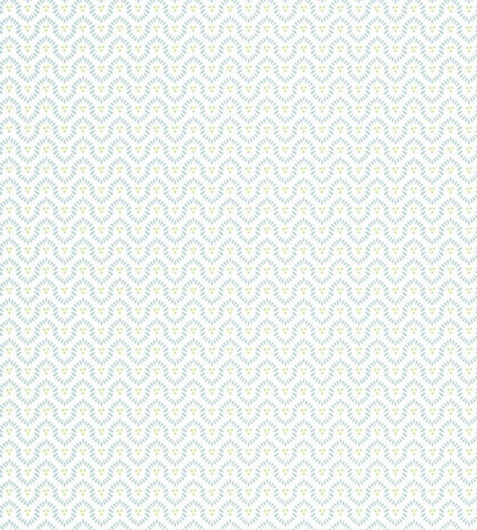 Wynford Wallpaper - Soft Blue - AT23145 - Anna French