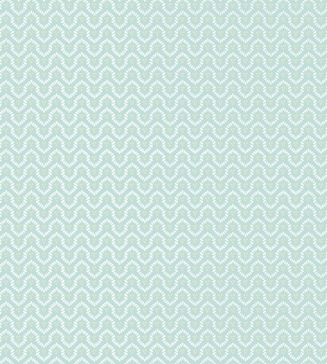 Wynford Wallpaper - Spa Blue - AT23147 - Anna French
