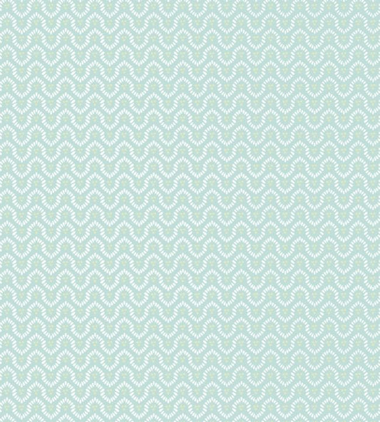Wynford Wallpaper - Spa Blue - AT23147 - Anna French