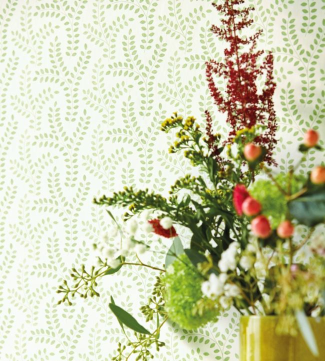 Yarton Wallpaper - Moss - DLMW216887 - Sanderson