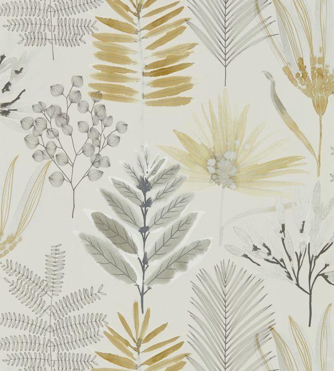 Yasuni Wallpaper - Ochre/Linen - HZAP111762 - Harlequin