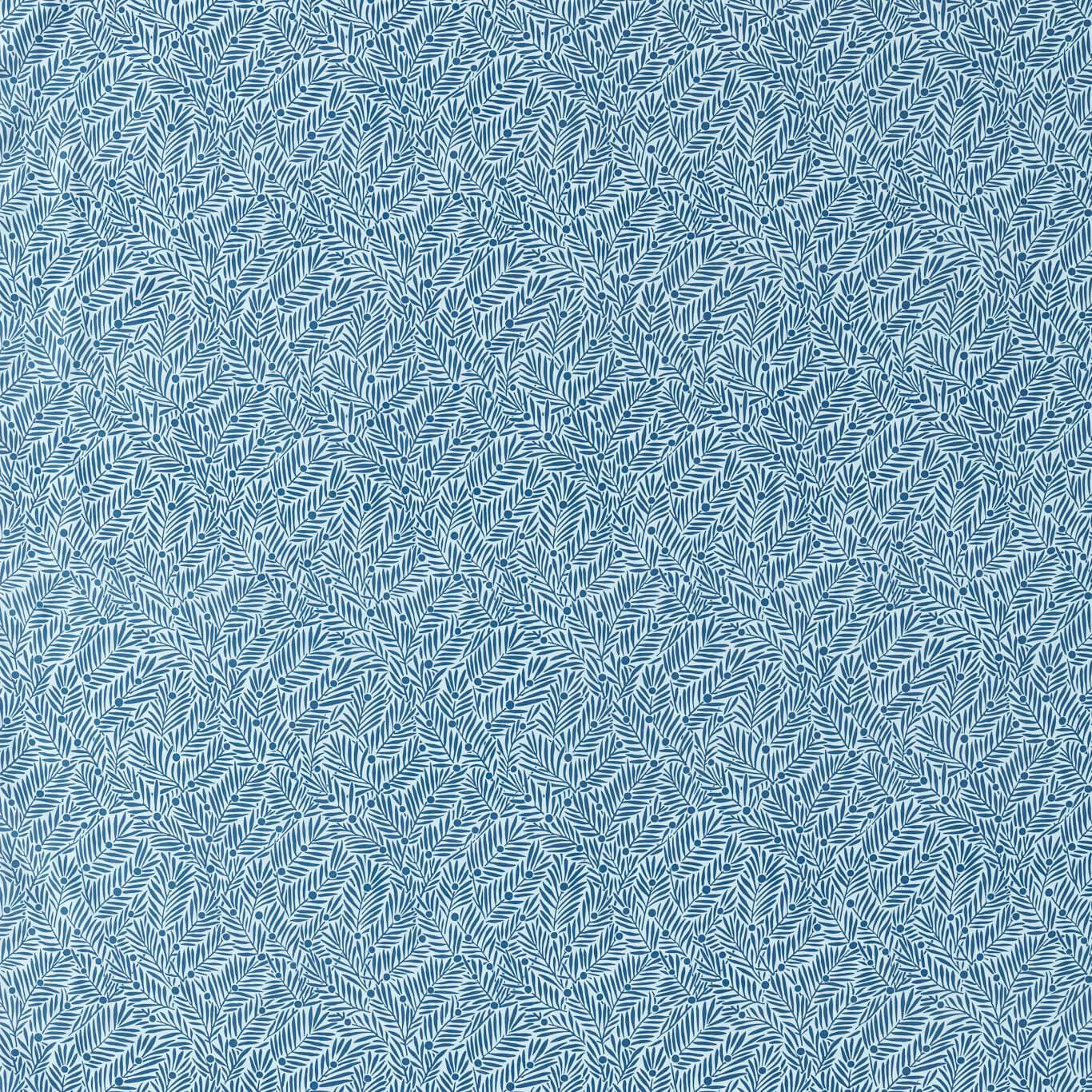 Yew & Aril Fabric - Indigo - 227227 - Morris & Co