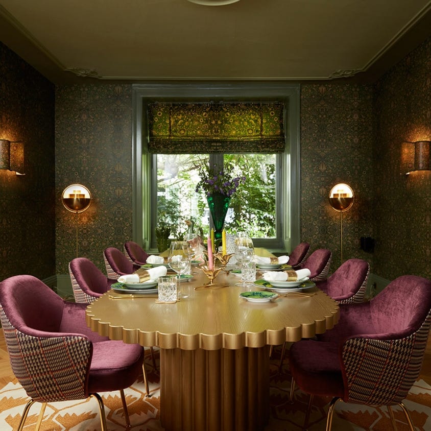 ZANJAN Wallpaper - Juniper-Green - House of Hackney