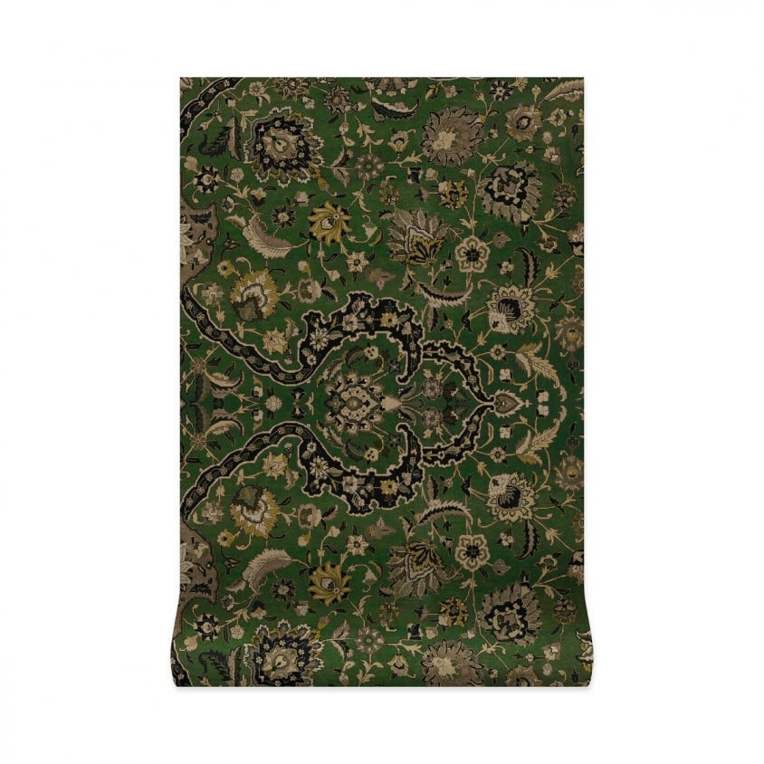 ZANJAN Wallpaper - Juniper-Green - House of Hackney