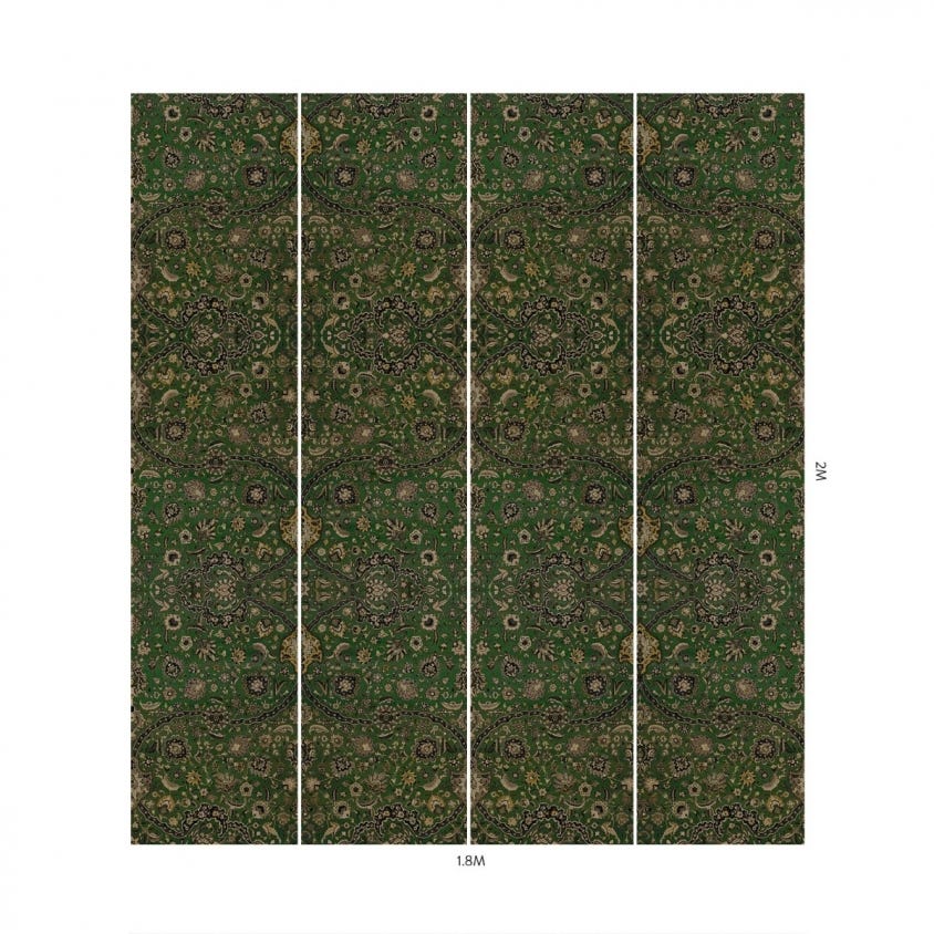 ZANJAN Wallpaper - Juniper-Green - House of Hackney