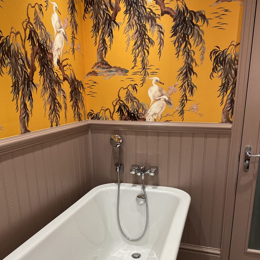 ZEUS Wallpaper - Ochre - House of Hackney