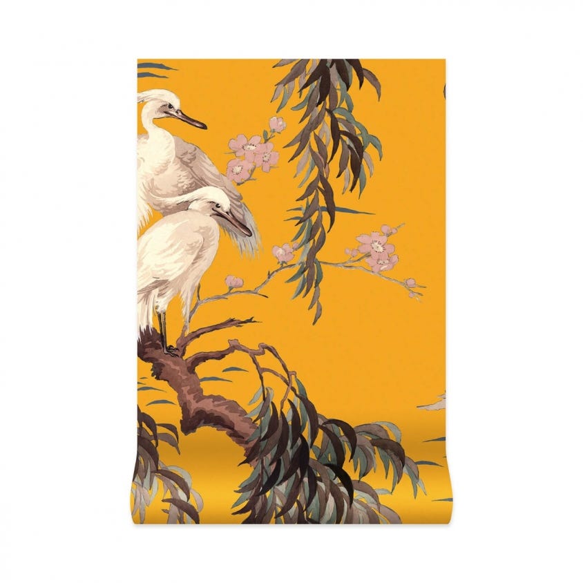 ZEUS Wallpaper - Ochre - House of Hackney