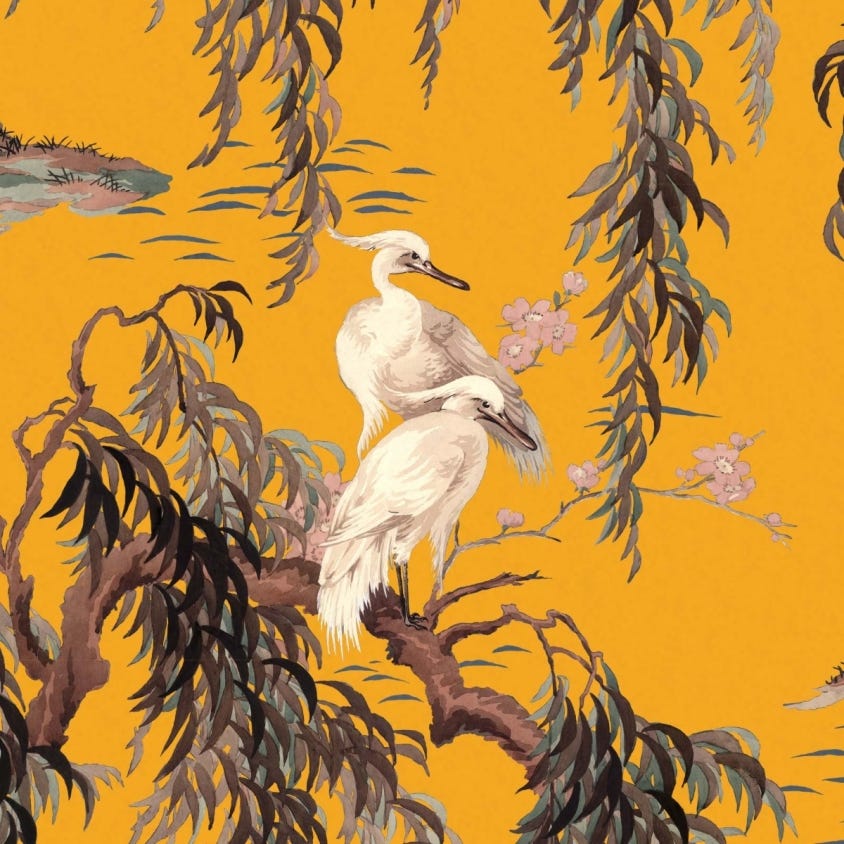 ZEUS Wallpaper - Ochre - House of Hackney