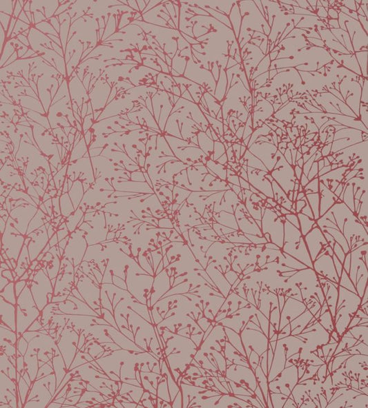 Zola Wallpaper - Pink on Grey - AT34123 - Anna French