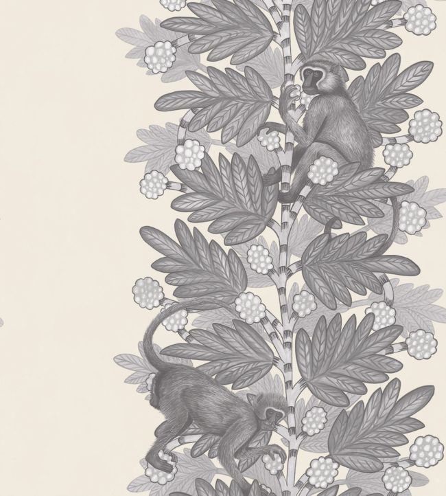 Acacia Wallpaper - Soot & Snow on Parchment - 109/11053 - Cole & Son - Premier Wallcovering
