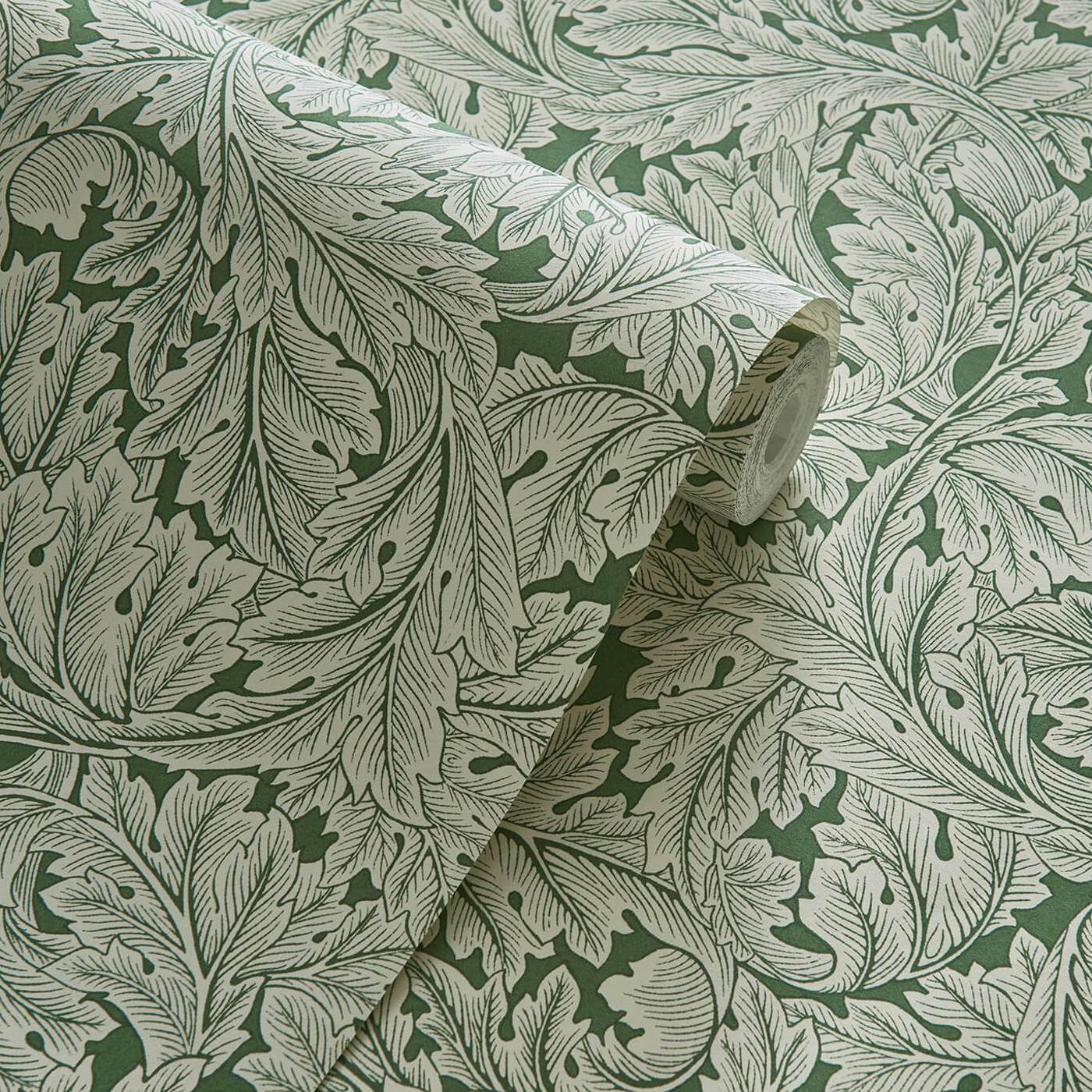 Acanthus Wallpaper - Sage - Clarke & Clarke - W0175/01 - Premier Wallcovering
