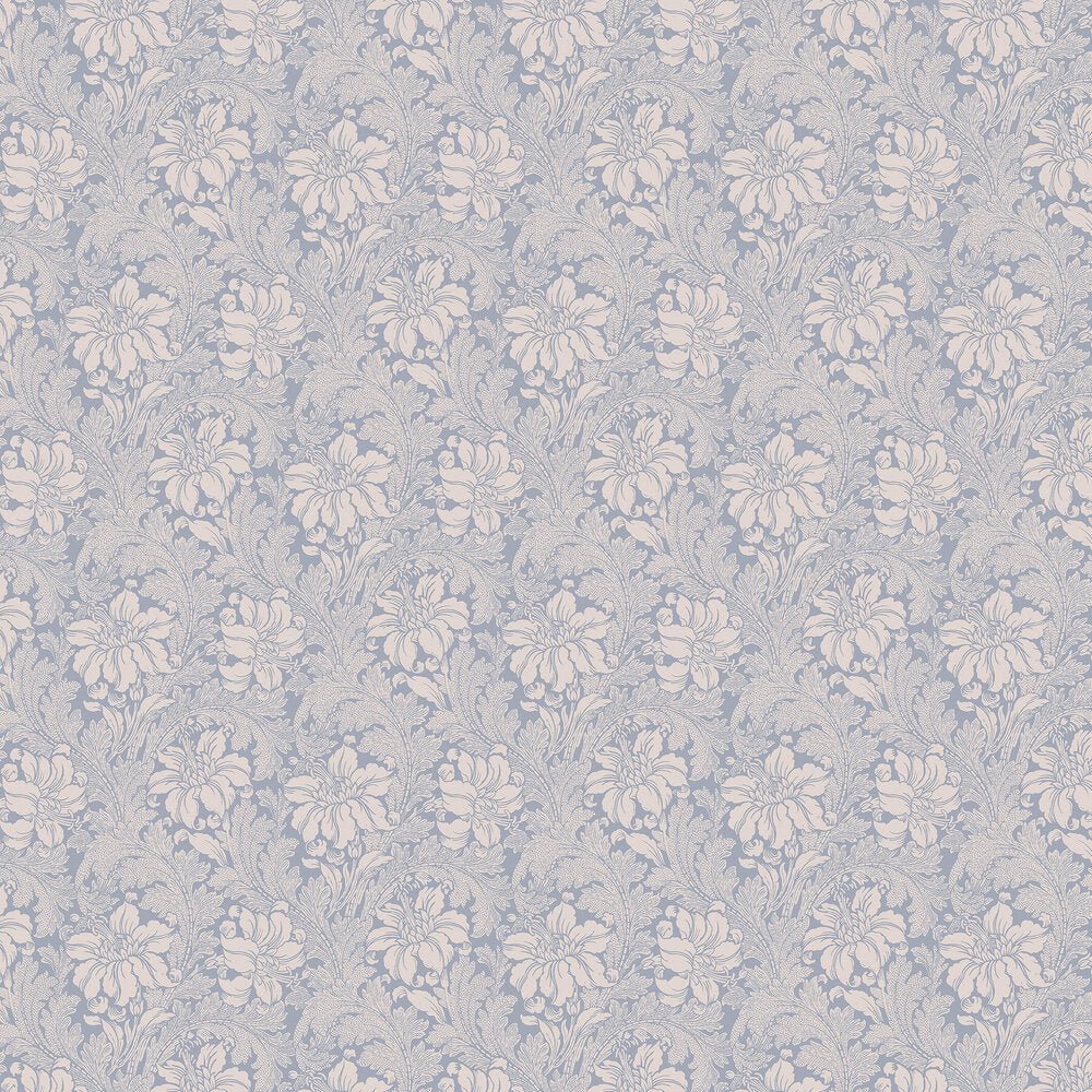 Acanthus Wallpaper - Lavender Blue - Boråstapeter - 2010 - Premier Wallcovering
