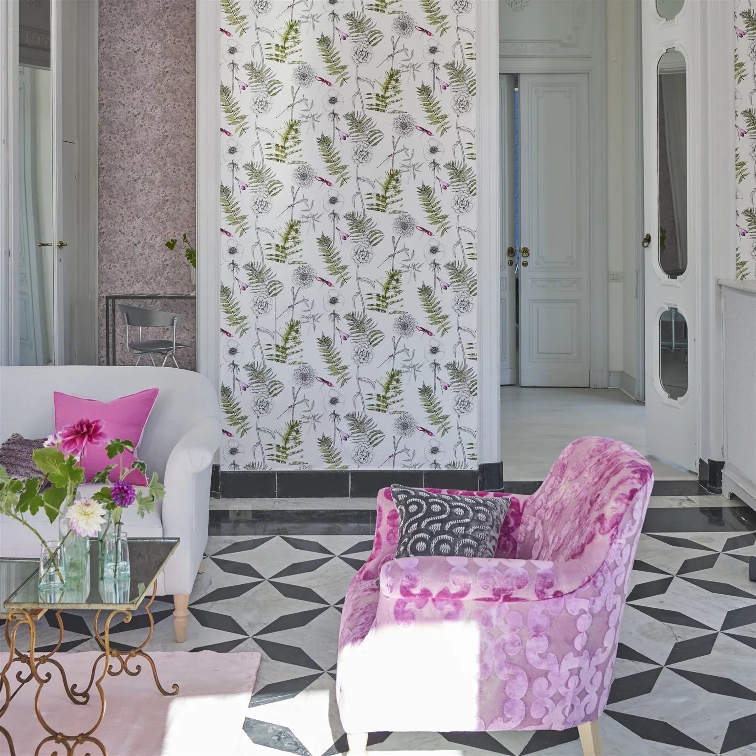 Acanthus Wallpaper - Ivory - PDG1022/05 - Designers Guild