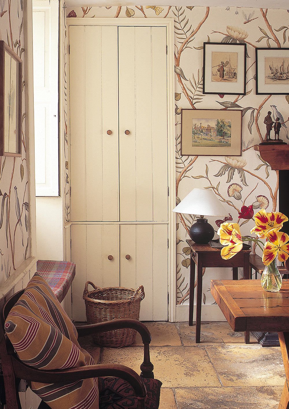 Adam's Eden Wallpaper - Ivory - Lewis & Wood - Premier Wallcovering