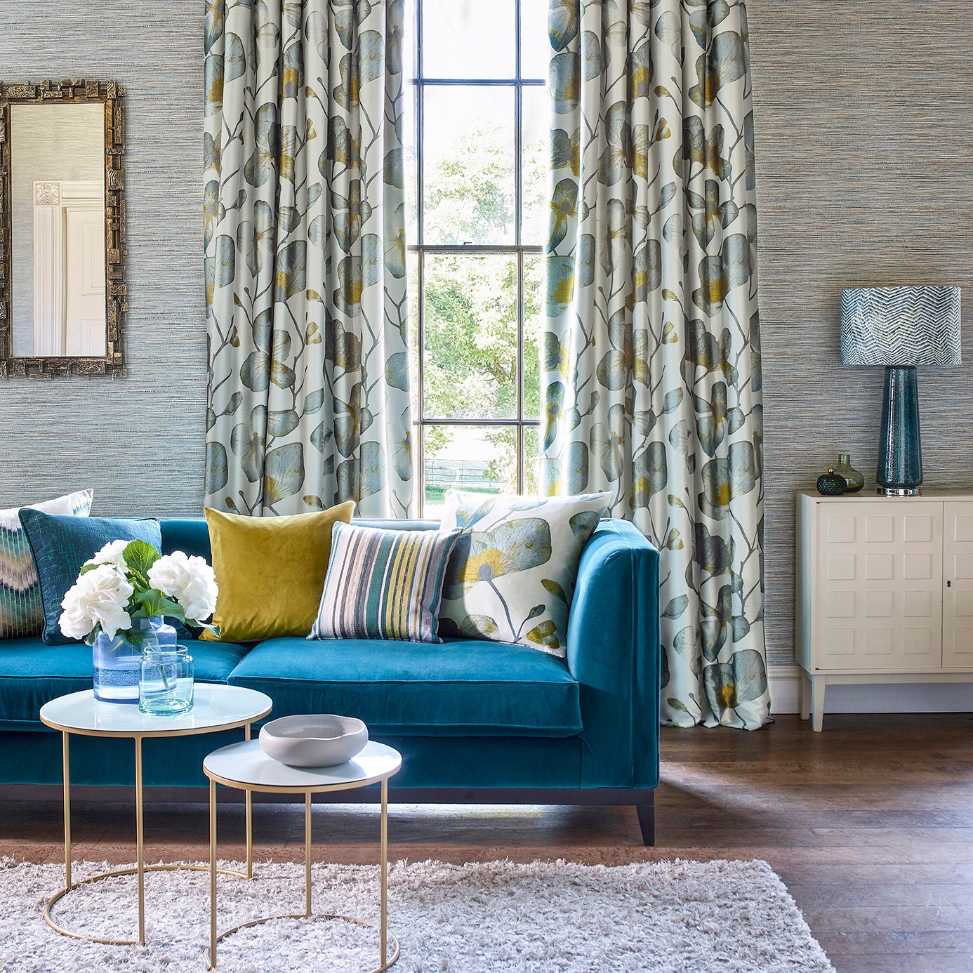 Affinity Wallpaper - Cerise/Teal - HMWF111950 - Harlequin - Premier Wallcovering