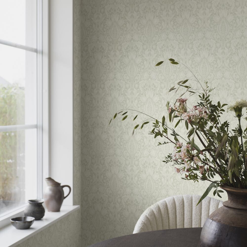 Alba Wallpaper - Green - Boråstapeter - 38747 - Premier Wallcovering