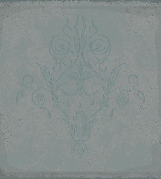 Albery Wallpaper - Seafoam on Foil - 94/4021 - Cole & Son - Premier Wallcovering