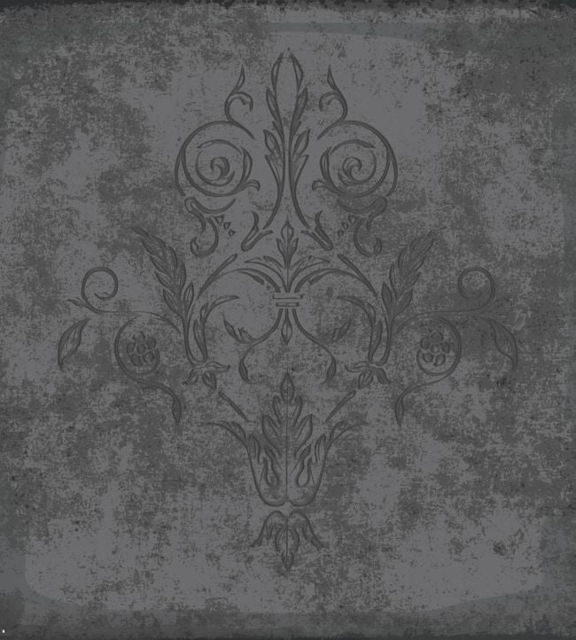 Albery Wallpaper - Graphite on Foil - 94/4020 - Cole & Son - Premier Wallcovering
