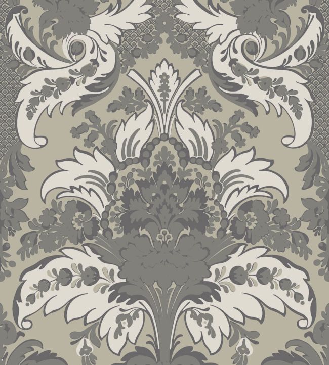 Aldwych Wallpaper - Glitter Silver on Metallic Gilver - 94/5026 - Cole & Son - Premier Wallcovering