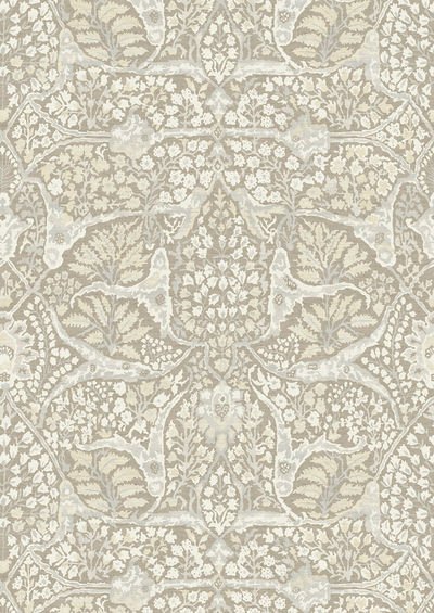 Alhambra 50 Wallpaper - Buff - Lewis & Wood - Premier Wallcovering