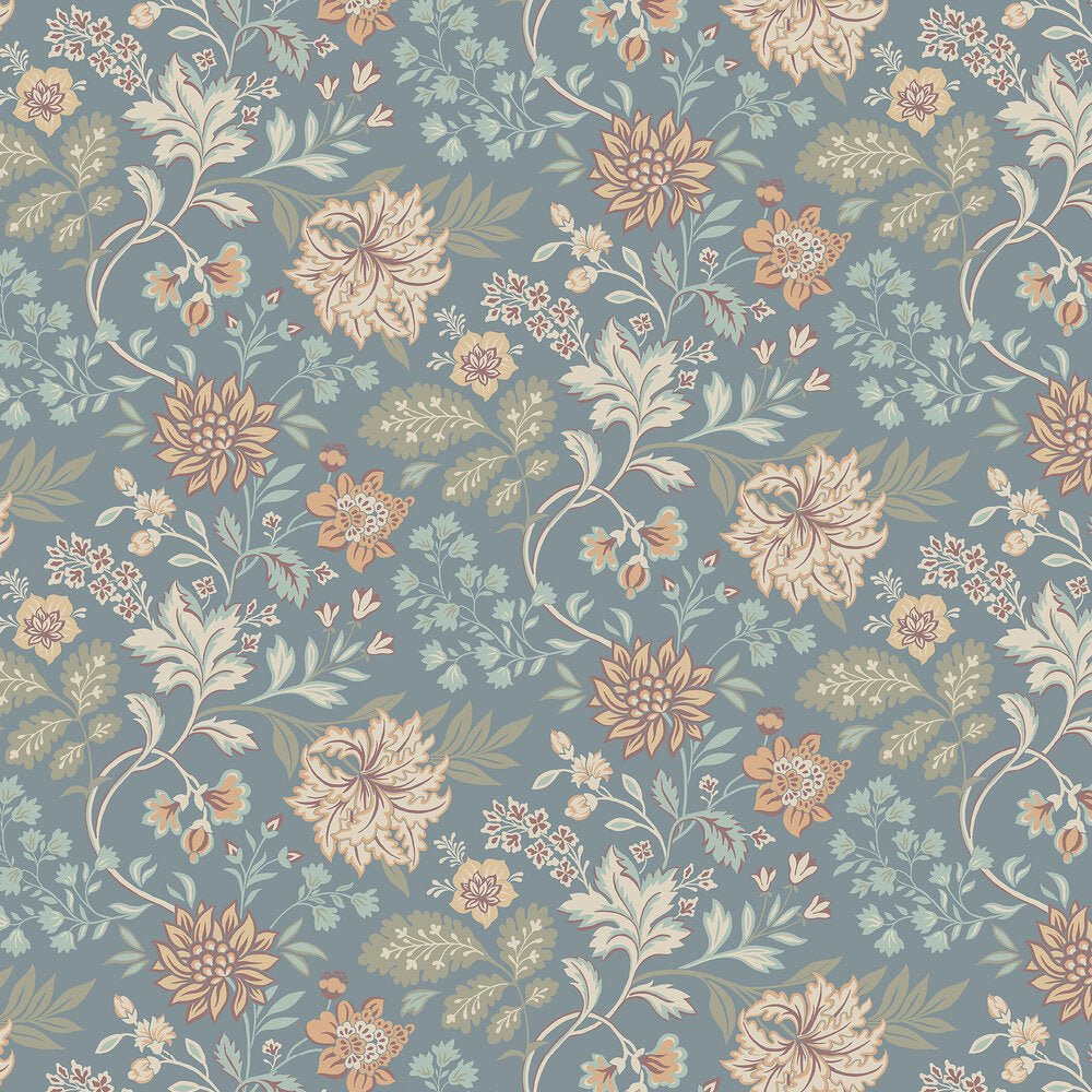 Alicia Wallpaper - Light Blue - Boråstapeter - 2005 - Premier Wallcovering