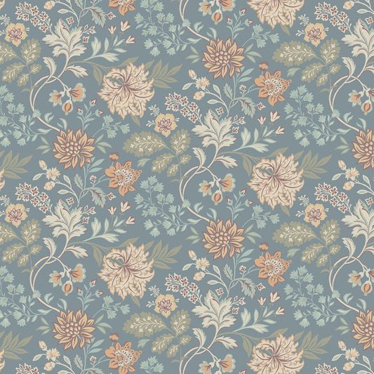 Alicia Wallpaper - Light Blue - Boråstapeter - 2005 - Premier Wallcovering