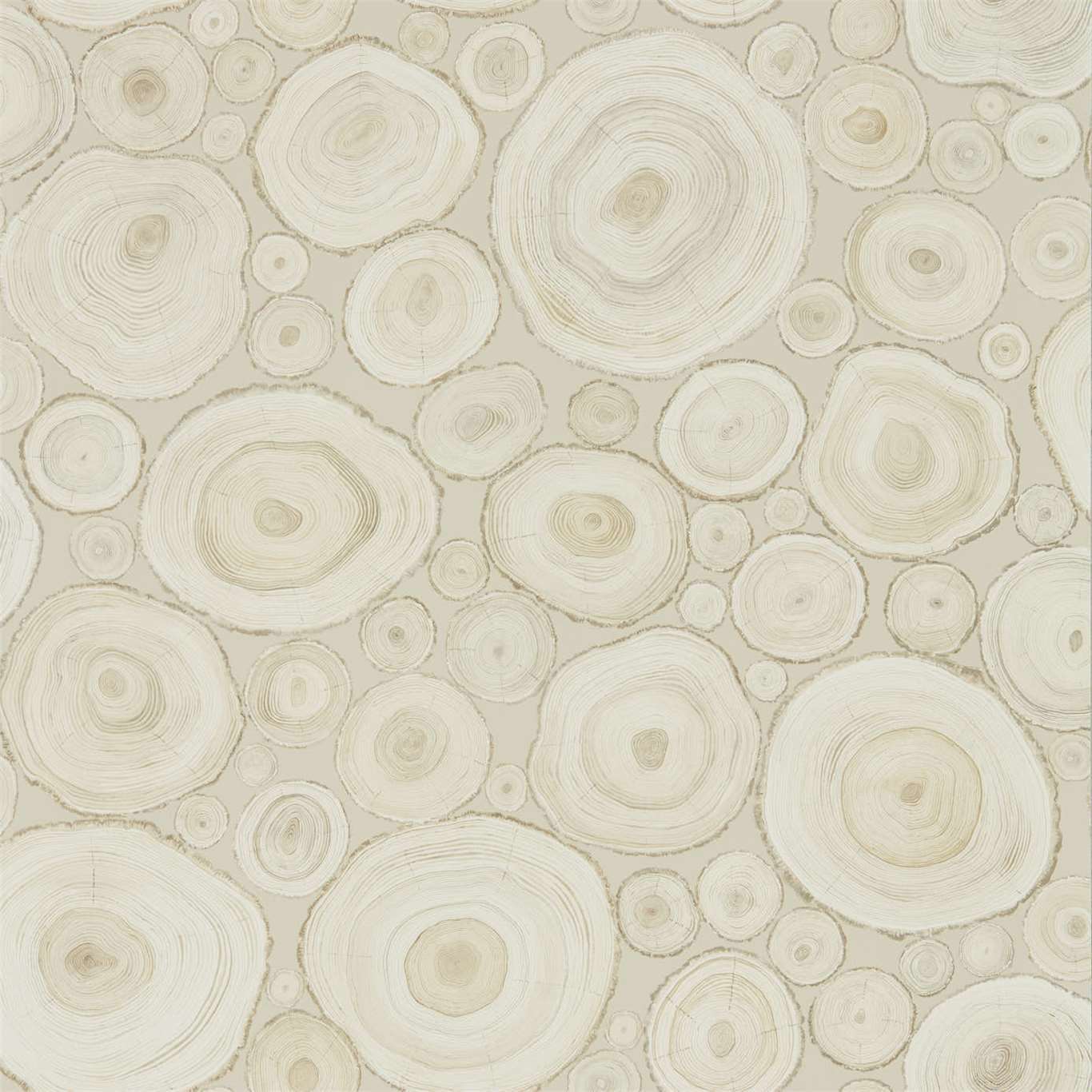 Alnwick Logs Wallpaper - Birch - Sanderson - DEBB216507