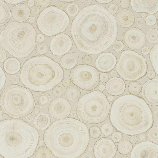 Alnwick Logs Wallpaper - Birch - Sanderson - DEBB216507