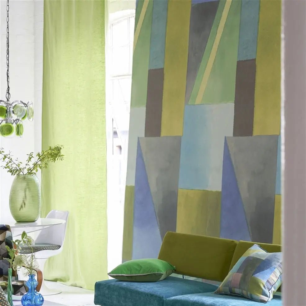 Alphonse Wallpaper - Azure - PDG1109/01 - Designers Guild