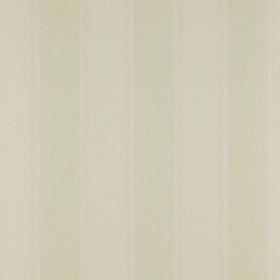 Alton Stripe Wallpaper - Pink/Green - Colefax & Fowler - 07988/03
