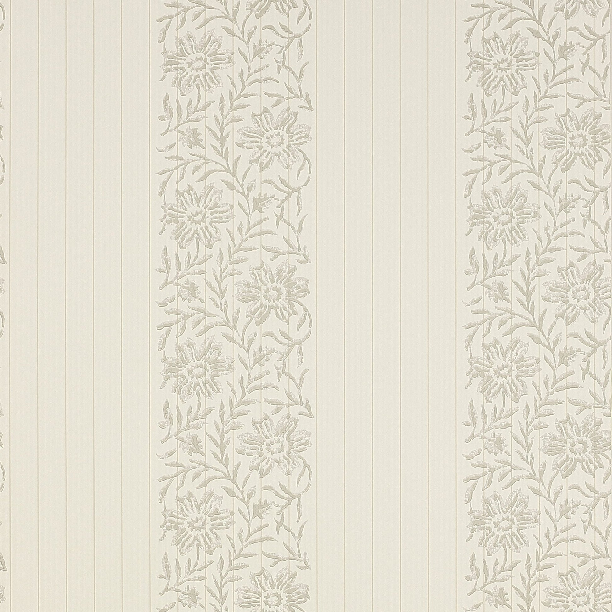 Alys Wallpaper - Silver - Colefax & Fowler - W7001 - 05