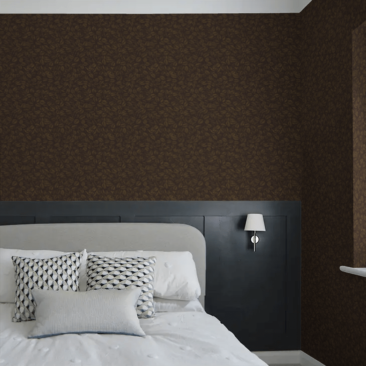 Amorina Wallpaper - Black and Copper - Boråstapeter - 1772 - Premier Wallcovering