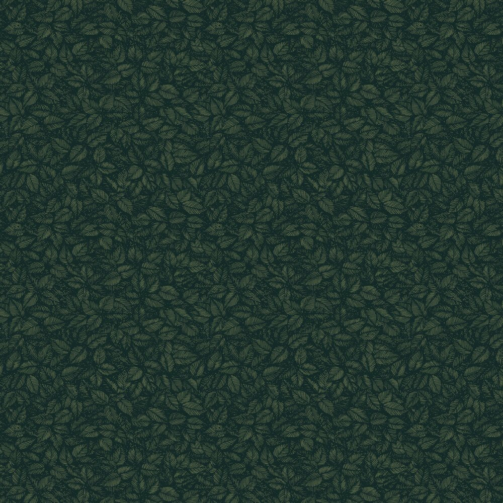 Amorina Wallpaper - Black & Green - Boråstapeter - 1771 - Premier Wallcovering